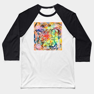 Vibrant Circles. Abstract Art/ Artwork. Baseball T-Shirt